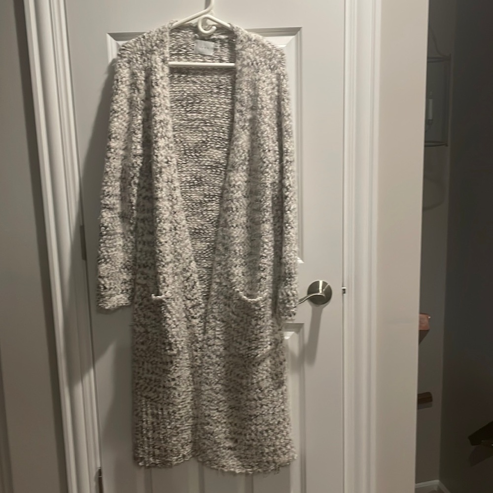 Lush long sweater topper